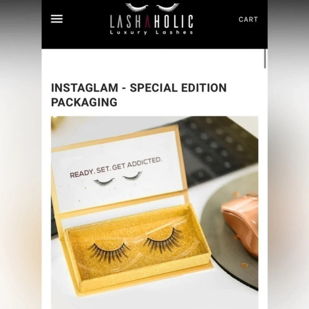 Lashaholic Instaglam artificial silk lashes, brand new!